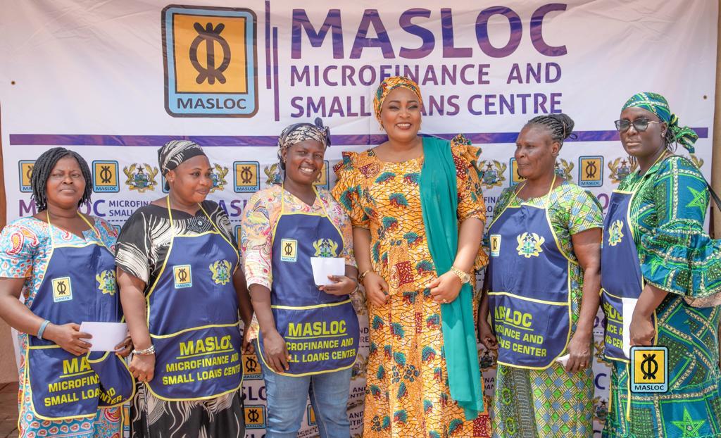 Masloc disburses micro-credit loans to market fire victims, other market women in Western Region