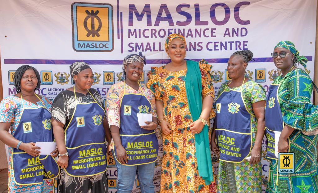 Masloc disburses micro-credit loans to market fire victims, other market women in Western Region Masloc disburses micro-credit loans to market fire victims, other market women in Western Region