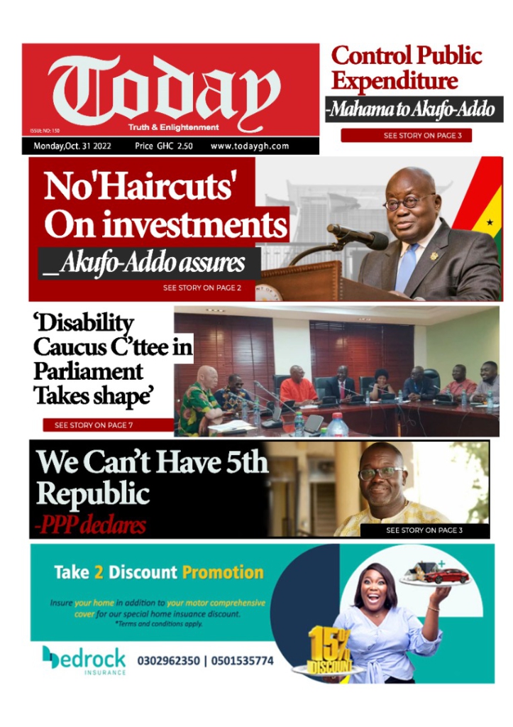 Today's front pages: Monday, October 31, 2022 Today's front pages: Monday, October 31, 2022