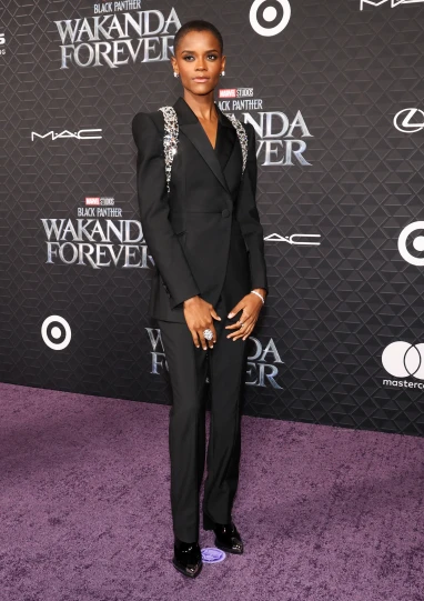 Letitia Wright, Kevin Feige, others pay tribute to Chadwick Boseman at ‘Black Panther: Wakanda Forever’ premiere