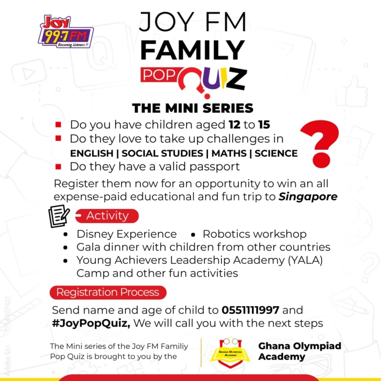 Joy FM Family Pop Quiz returns with miniseries