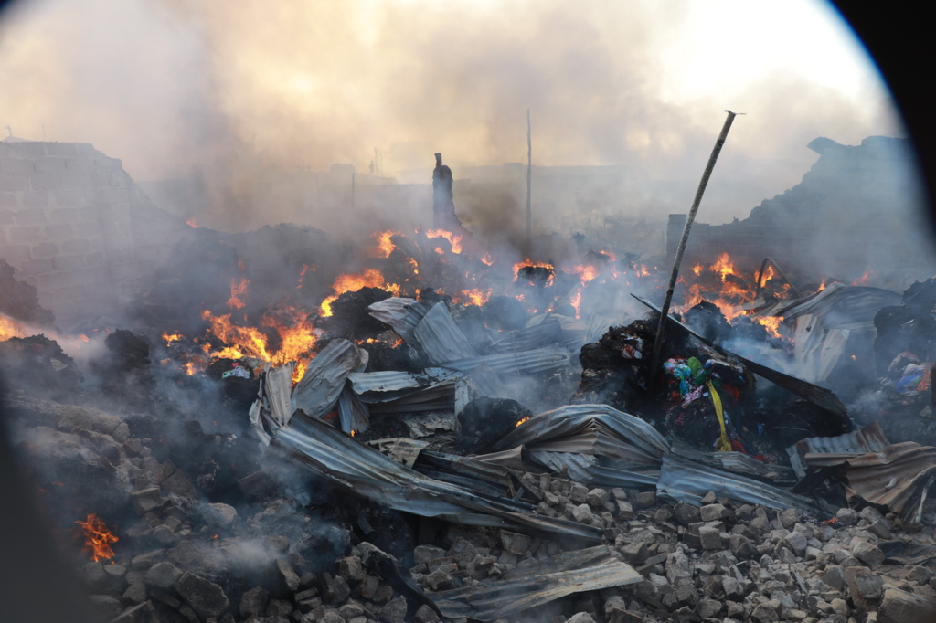 Kantamanto Market: Heartbreak as fire consumes goods, stalls