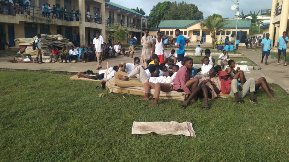 8 students of Koforidua Technical Institute injured as fire destroys boys' dormitory