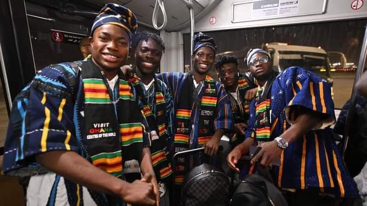 2022 World Cup: Black Stars storm Qatar in dazzling smocks and kente sash