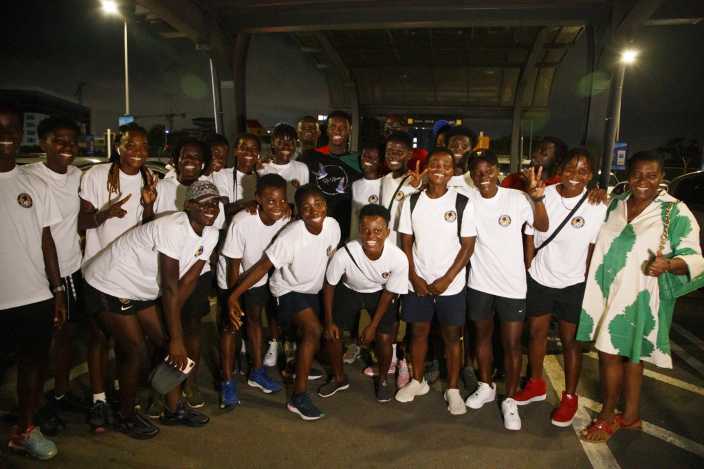 Photos: Eddie Nketiah arrives in Ghana for holidays