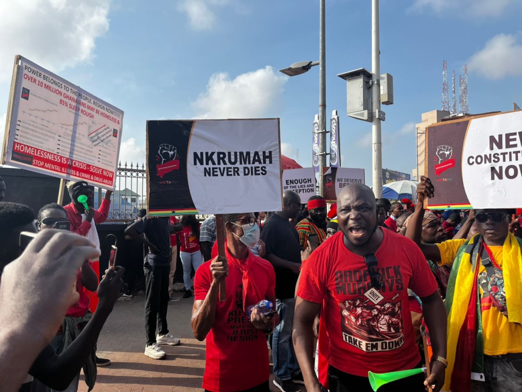 'Ku Me Preko' demonstrators hit streets of Accra to protest economic hardships