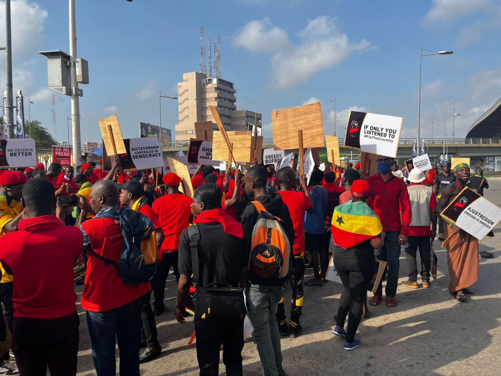 'Ku Me Preko' demonstrators hit streets of Accra to protest economic hardships