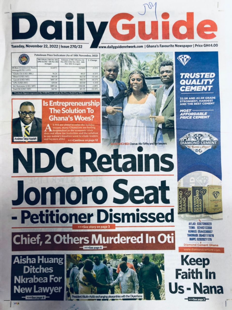 Today's front pages: Tuesday, November 22, 2022 Today's front pages: Tuesday, November 22, 2022