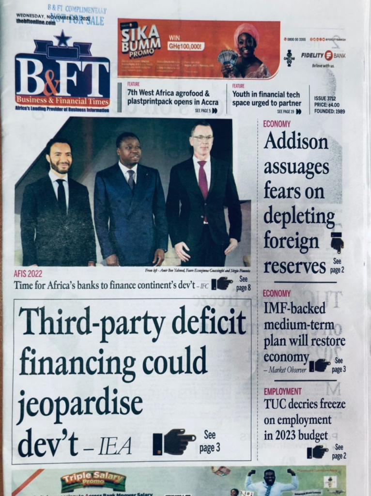 Today's front pages: Wednesday, November 30, 2022 Today's front pages: Wednesday, November 30, 2022