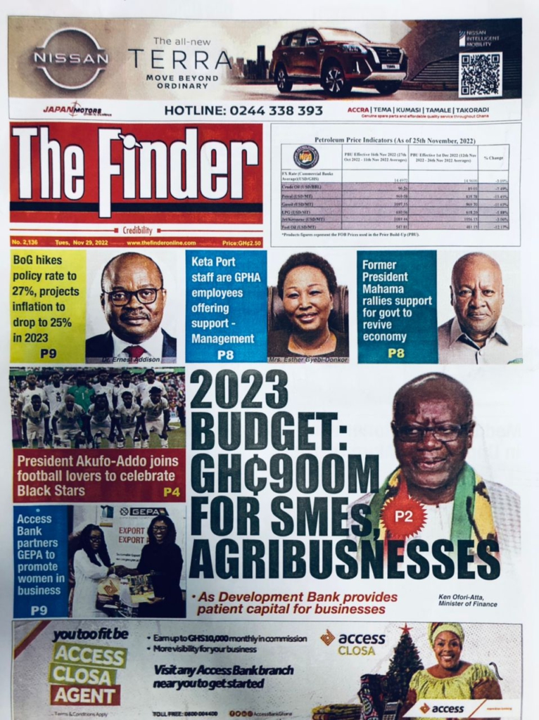 Today’s front pages: Tuesday, November 29, 2022 Today’s front pages: Tuesday, November 29, 2022