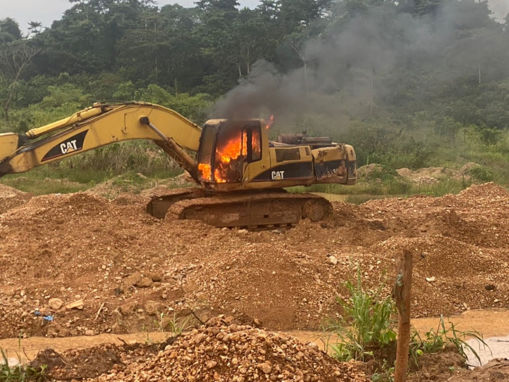 Operation Halt II seizes 30, destroys 4 and immobilises 4 excavators