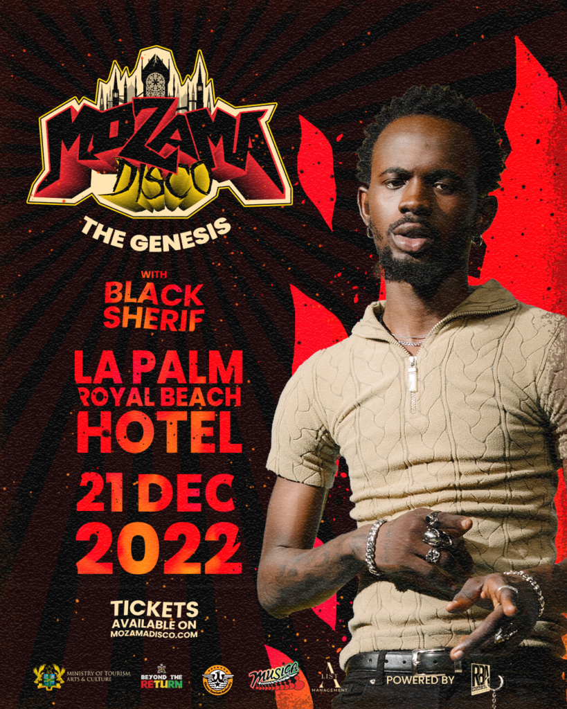 Black Sherif to hold debut concert ‘Mozama Disco’ on December 21 Black Sherif to hold debut concert ‘Mozama Disco’ on December 21