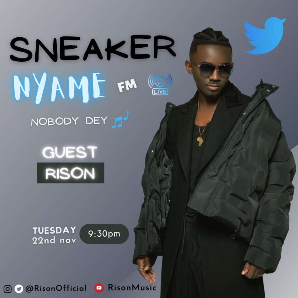 Rison trends on Twitter with his melodious vocals on his latest single ‘Nobody Dey’ Rison trends on Twitter with his melodious vocals on his latest single ‘Nobody Dey’