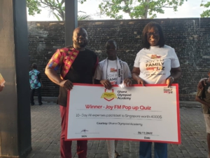 Addai-Akosah Brimpong emerges winner of Joy FM Family Pop Quiz Mini-Series