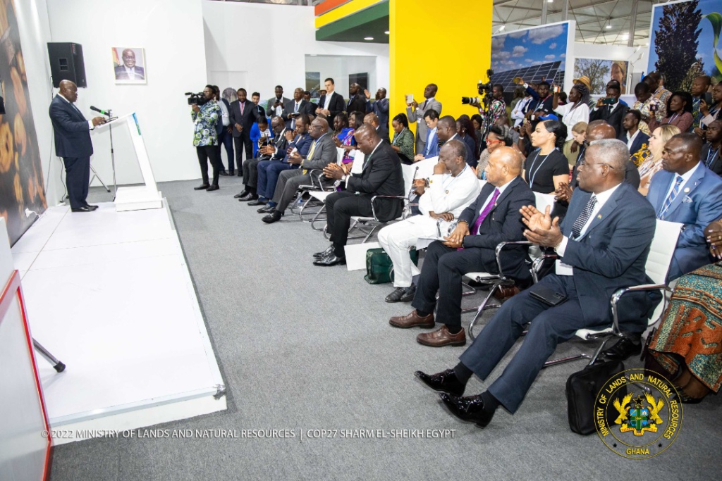 Akufo-Addo touts Ghana’s climate solutions