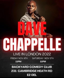 Comedian Dave Chappelle hints at performance in Ghana Comedian Dave Chappelle hints at performance in Ghana