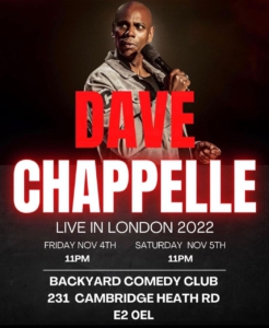 Comedian Dave Chappelle hints at performance in Ghana