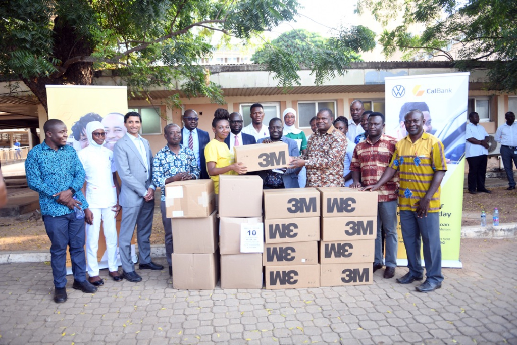 AMPAHC, CalBank donate $3million worth of PPEs to Tamale Teaching Hospital