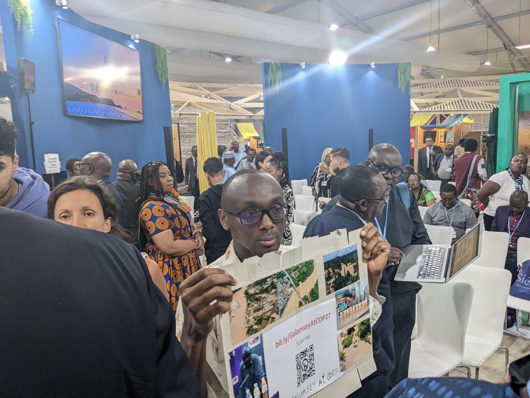 GYEM founder stages oneman protest on galamsey at COP27