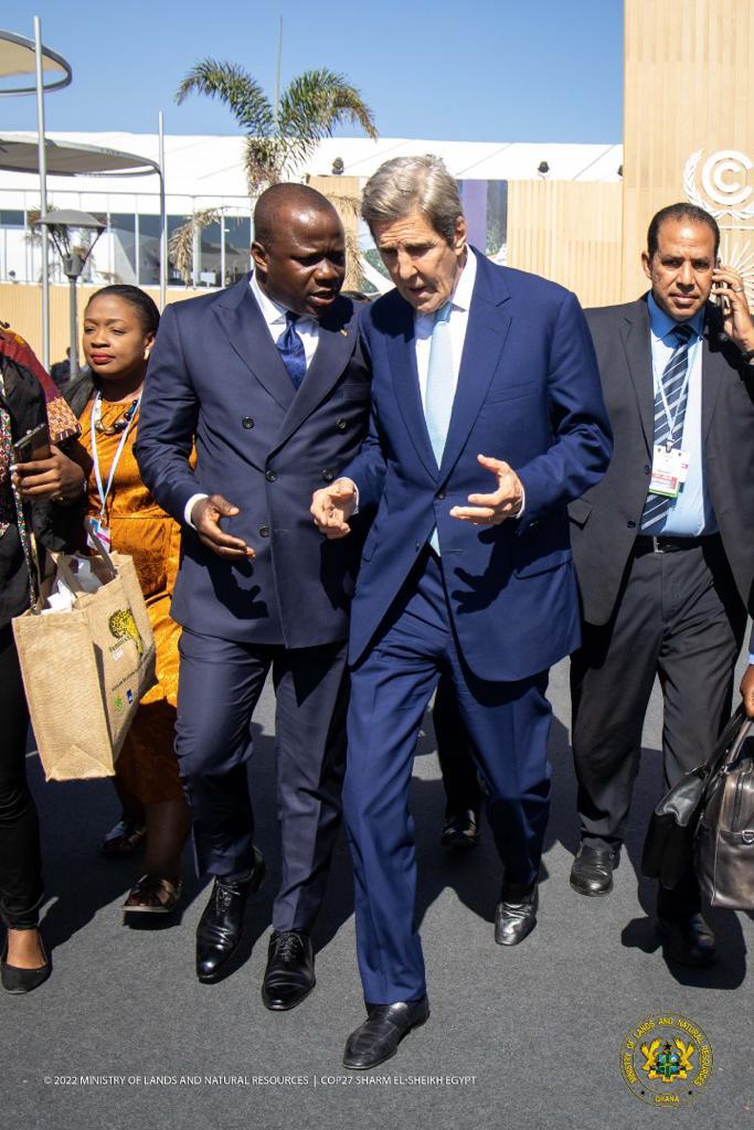 Jinapor, John Kerry co-chair first ministerial meeting of 'Forests & Climate Leaders’ Partnership'