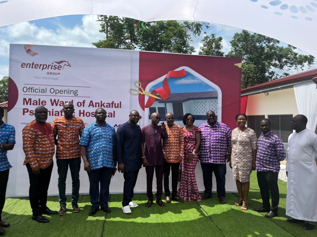 Enterprise Group presents newly refurbished male ward to Ankaful Psychiatric Hospital