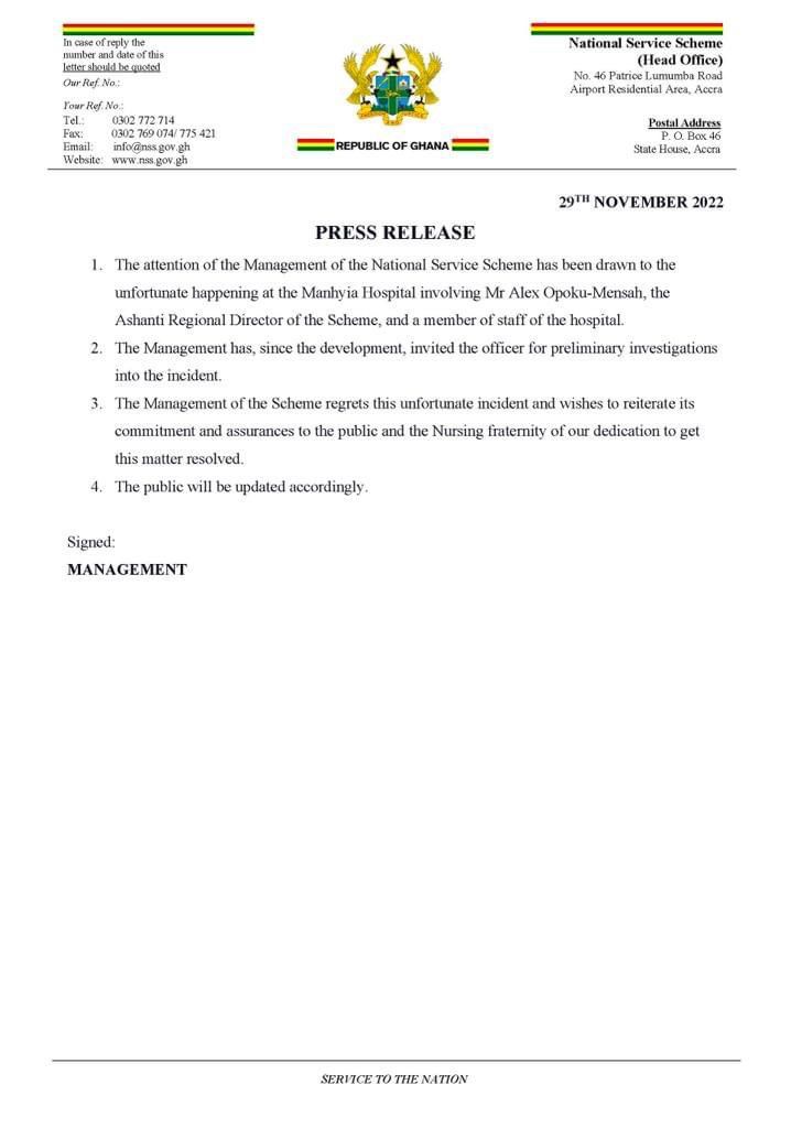 NSS summons Ashanti boss for investigation NSS summons Ashanti boss for investigation