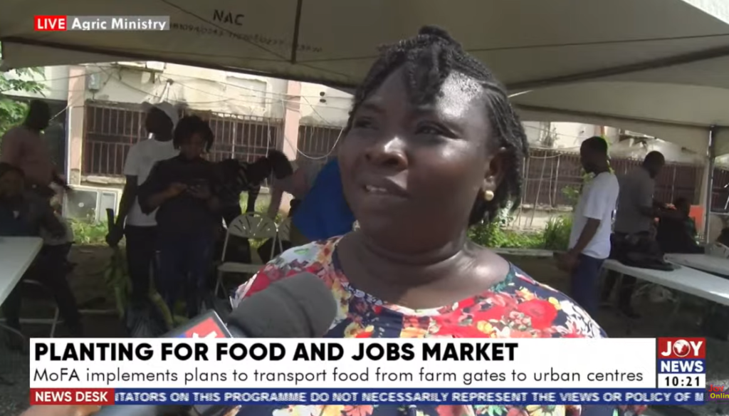 'The big truck is still on the way' - Agric Ministry justifies insufficient foodstuff at PFJ market 'The big truck is still on the way' - Agric Ministry justifies insufficient foodstuff at PFJ market