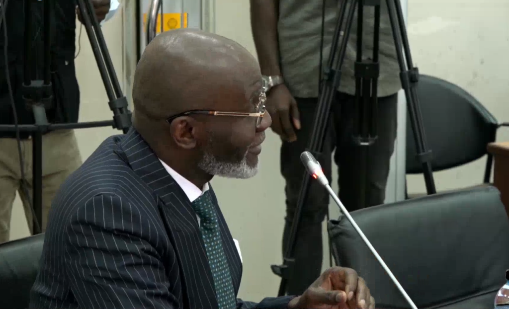 Gabby Asare Otchere-Darko represents Ken Ofori-Atta as lawyer at censure motion hearing 