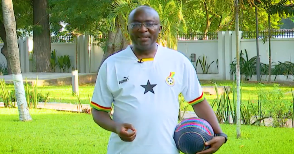 Social media reacts to Bawumia's football skills in Black Stars goodwill video Social media reacts to Bawumia's football skills in Black Stars goodwill video
