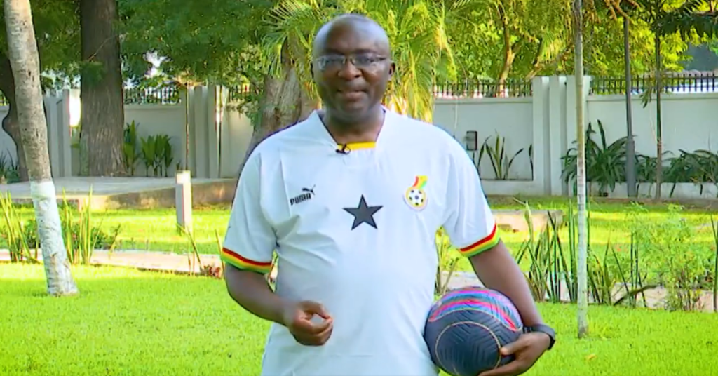 Social media reacts to Bawumia's football skills in Black Stars goodwill video