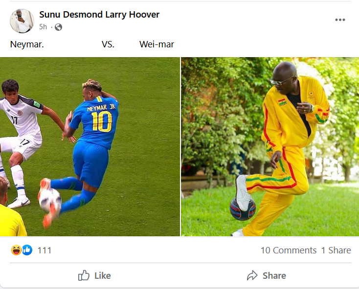 Social media reacts to Bawumia's football skills in Black Stars goodwill video