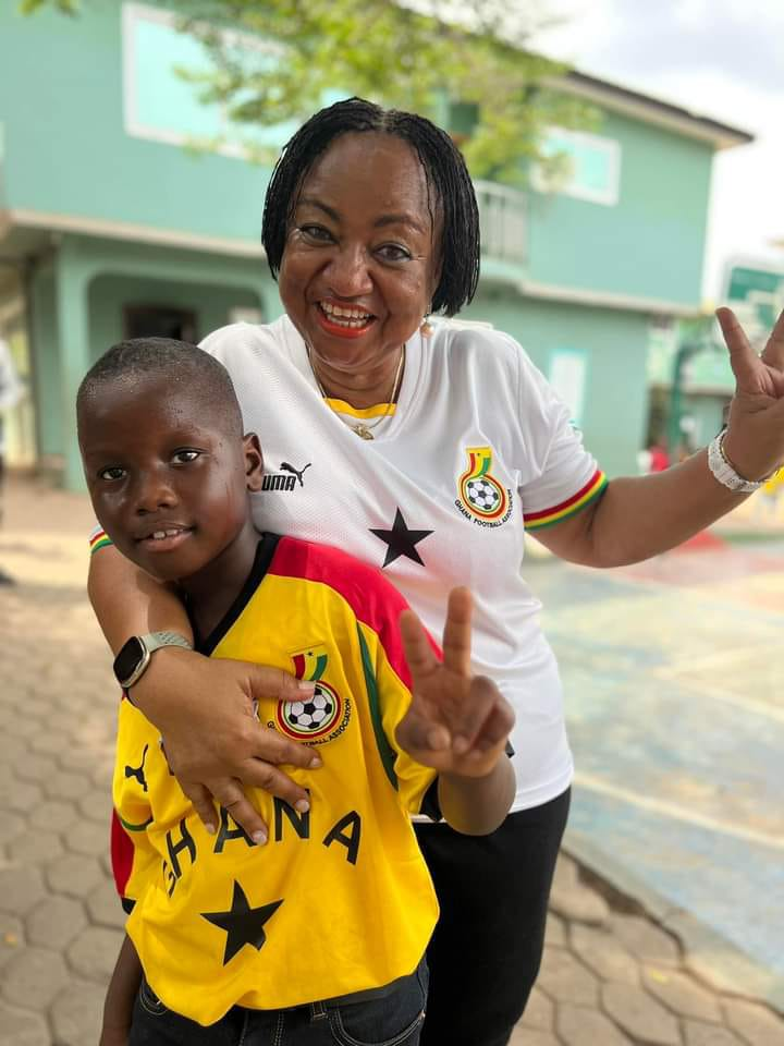 Students of Solomon Bennett wear Black Stars jerseys to school as show of patriotism