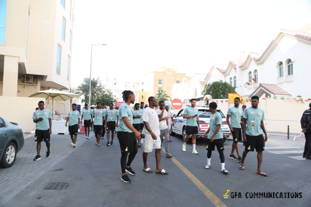 2022 World Cup: Black Stars enjoy morning walk ahead of South Korea clash
