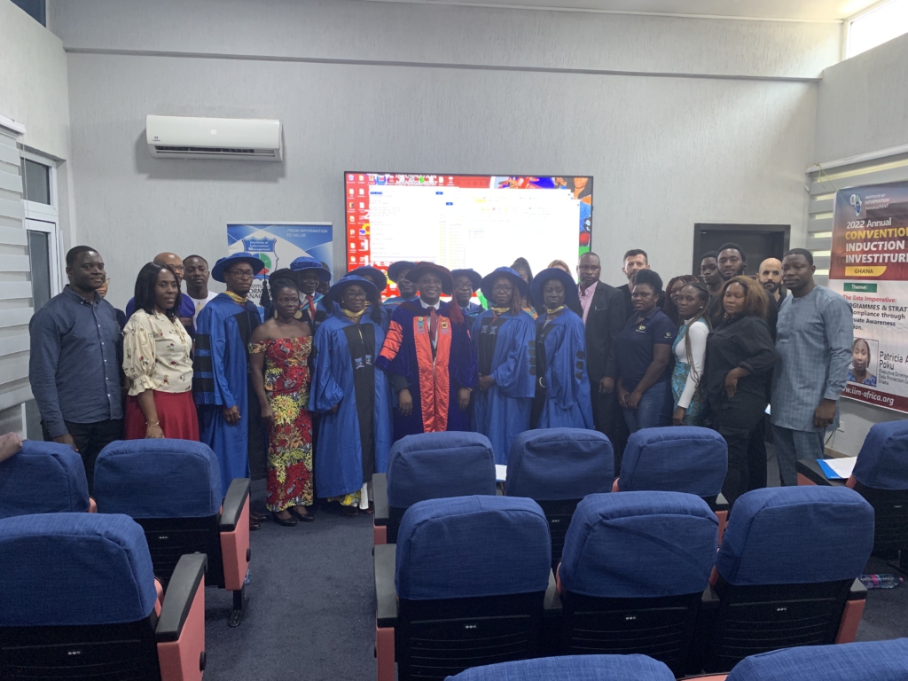 New members inducted into Institute of Information Management