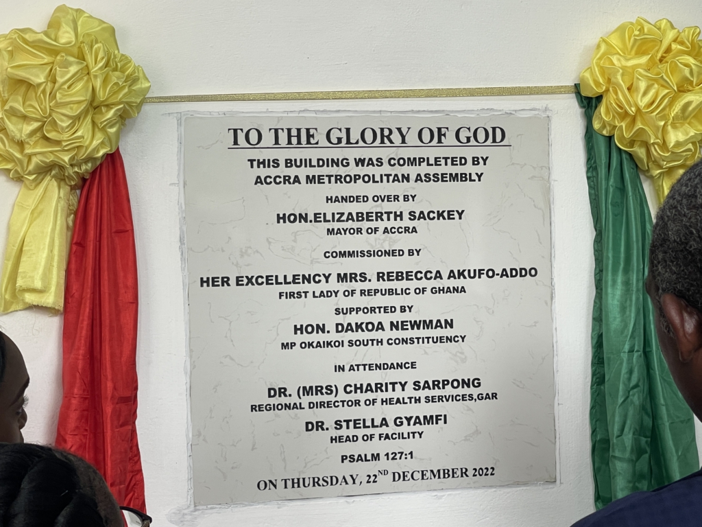 AMA hands over Maternity and Theatre building to Kaneshie Polyclinic