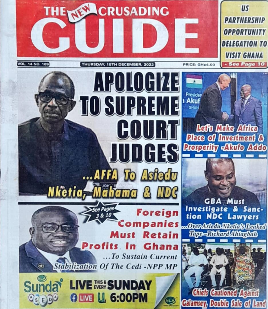 Today’s front pages: Thursday, December December 15, 2022 Today’s front pages: Thursday, December December 15, 2022