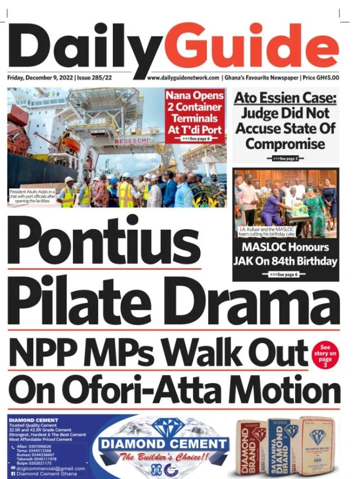 Today’s front pages: Friday, December 9, 2022 Today’s front pages: Friday, December 9, 2022