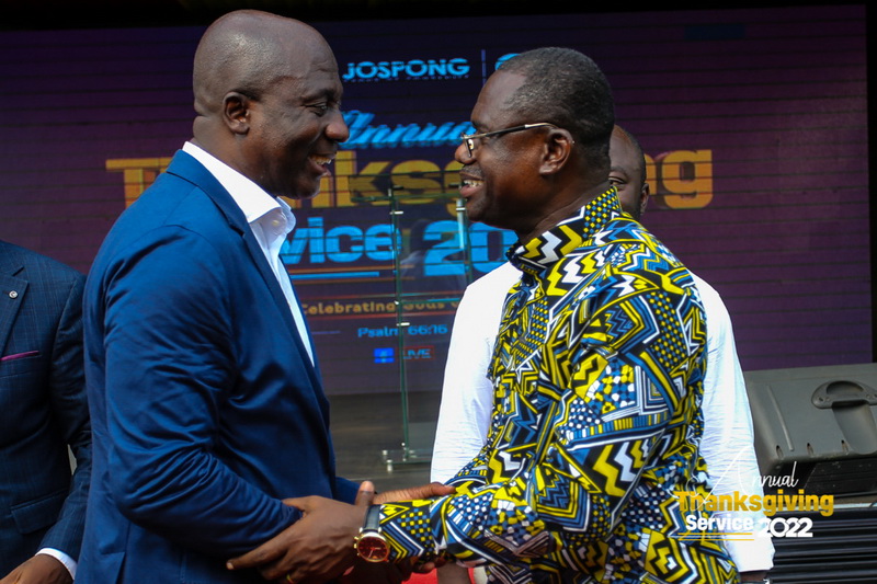 Elder Nana Amo Tobin, Chairman of Tobinco Group of Companies and the Executive Chairman of JGC, Dr. Joseph Siaw Agyepong