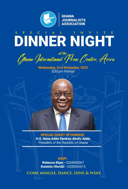 Akufo-Addo to grace GJA Dinner Night on Wednesday