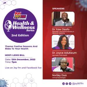 Joy FM’s 'Health & Wellness Series' returns on December 12