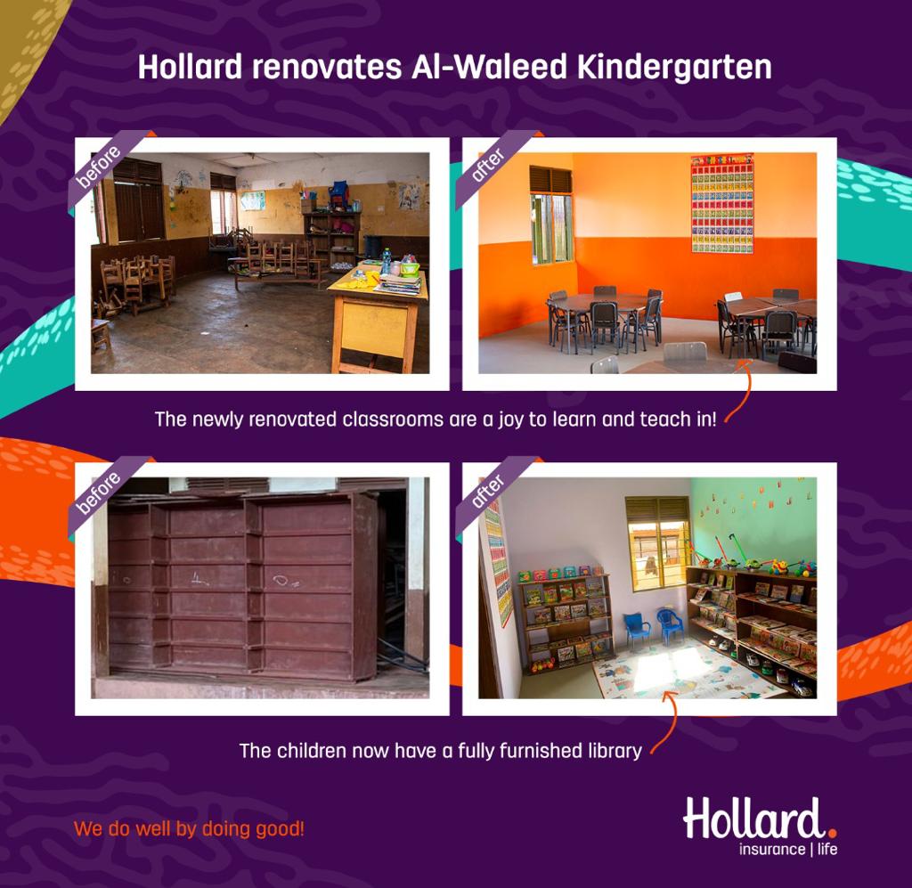 Hollard Ghana renovates Al-Waleed kindergarten at Nima