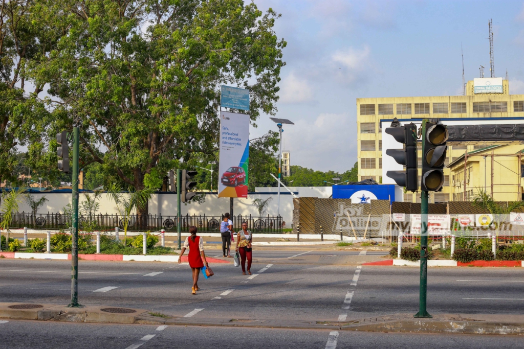 The beauty of dysfunctional traffic lights in Ghana