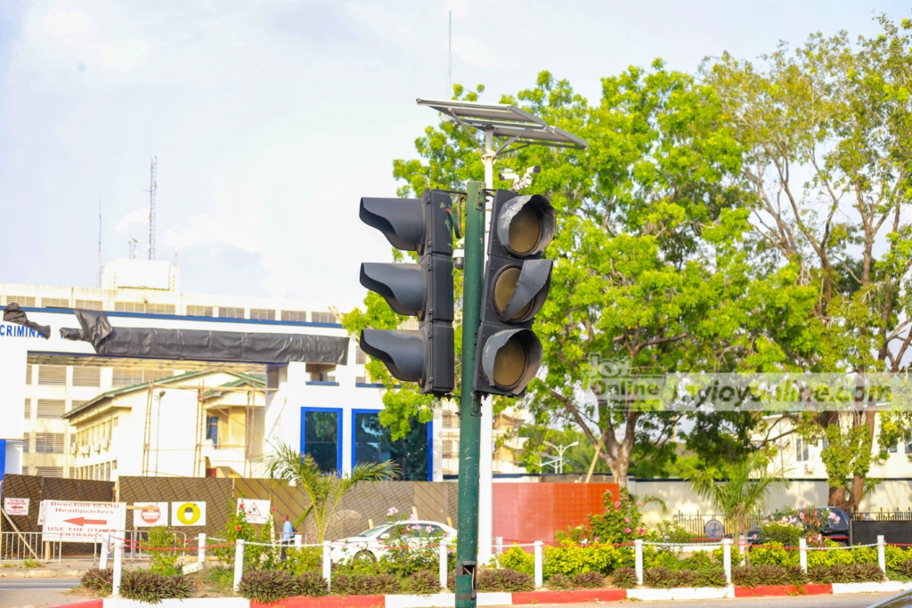 The beauty of dysfunctional traffic lights in Ghana