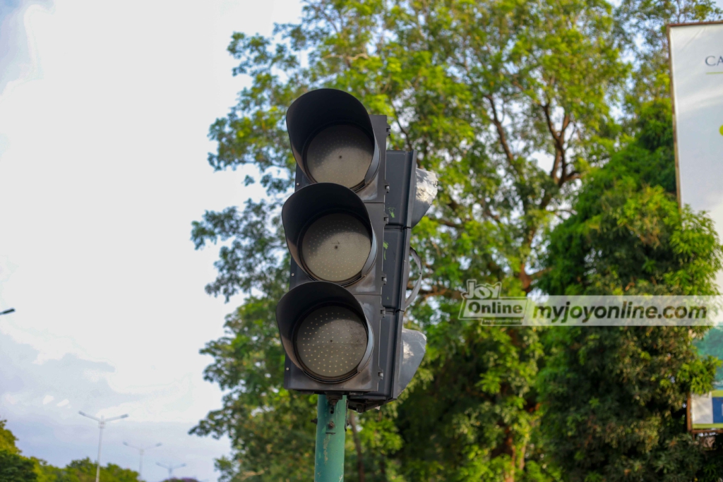 The beauty of dysfunctional traffic lights in Ghana