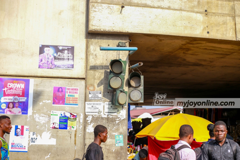 The beauty of dysfunctional traffic lights in Ghana