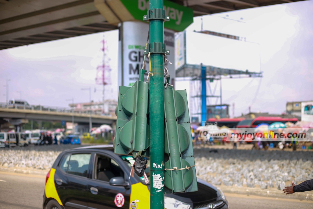 The beauty of dysfunctional traffic lights in Ghana