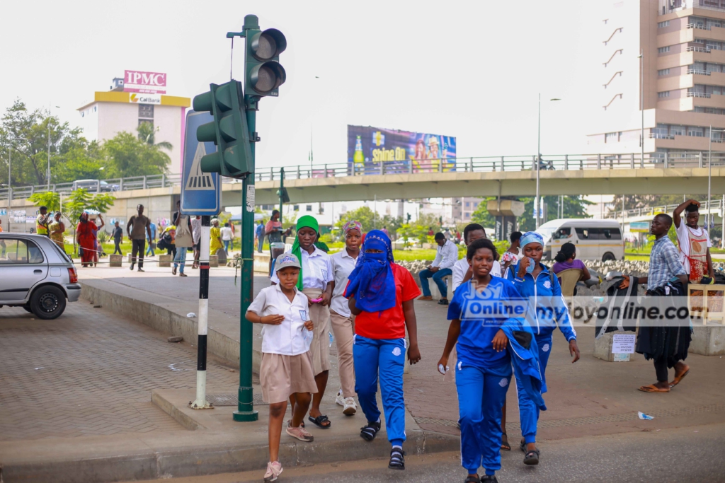 The beauty of dysfunctional traffic lights in Ghana