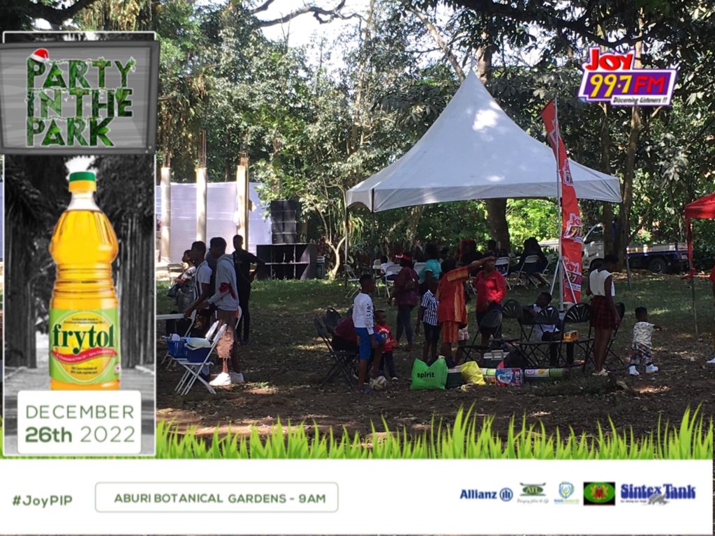 Frytol/JoyFM Party in the Park kick-starts at Aburi Botanical Gardens