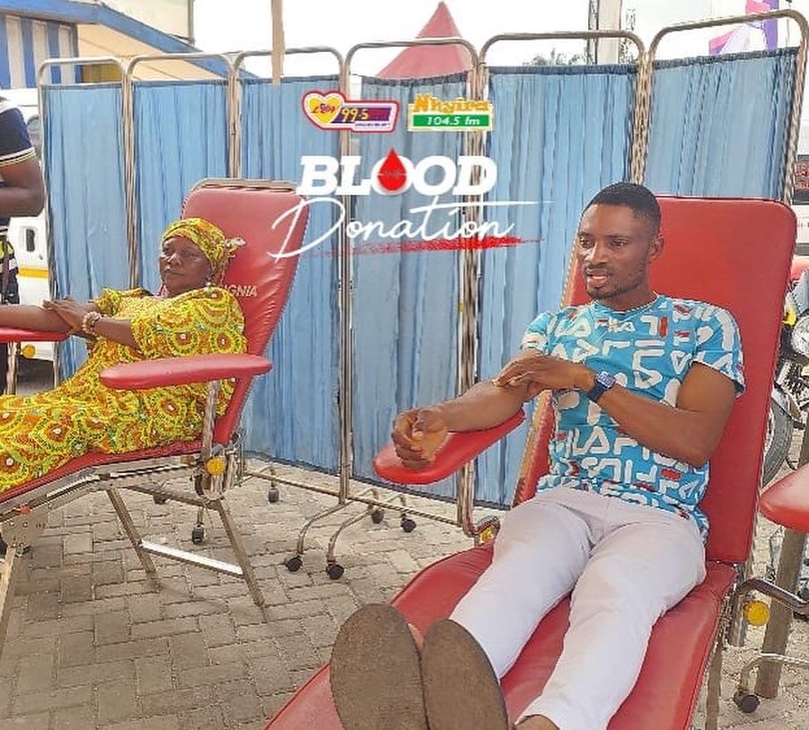 December edition of Luv FM Blood donation collects 116 pints of blood for KATH blood bank
