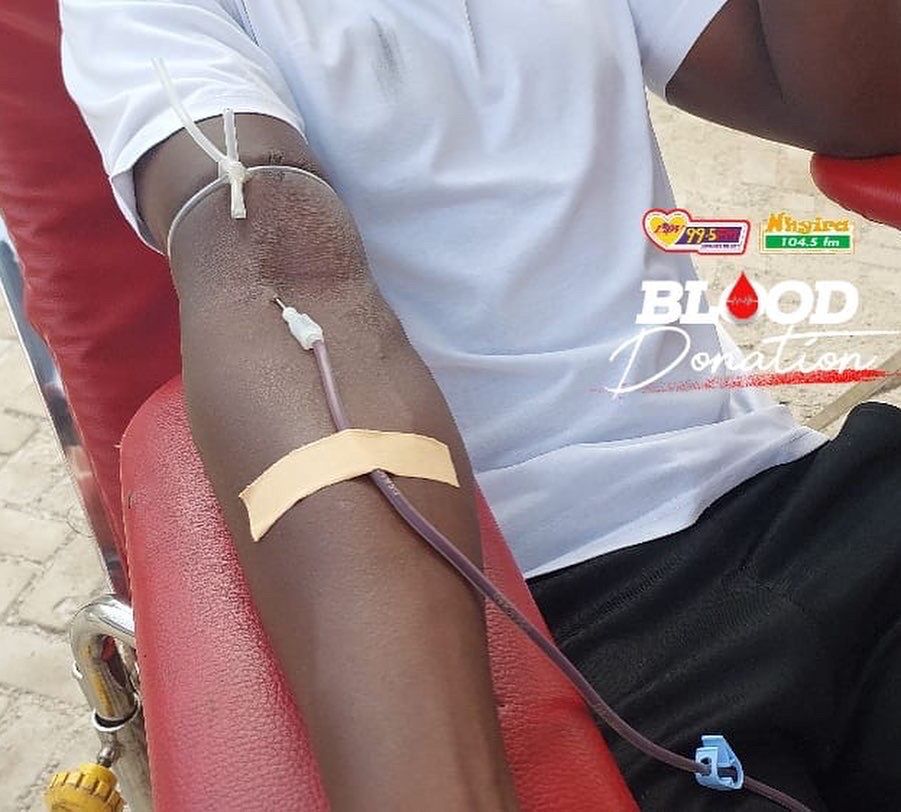 December edition of Luv FM Blood donation collects 116 pints of blood for KATH blood bank